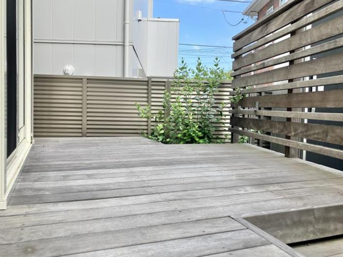 東海岸南戸建の庭|たまにはお庭で休日を過ごしてみるのもよいかもしれません