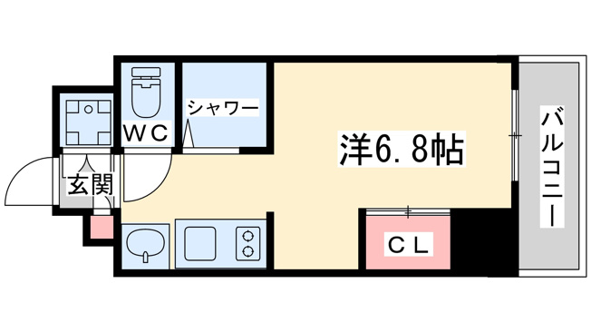 【間取り】 | エス・キュート西天満