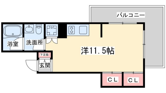【間取り】 | エス・キュート西天満