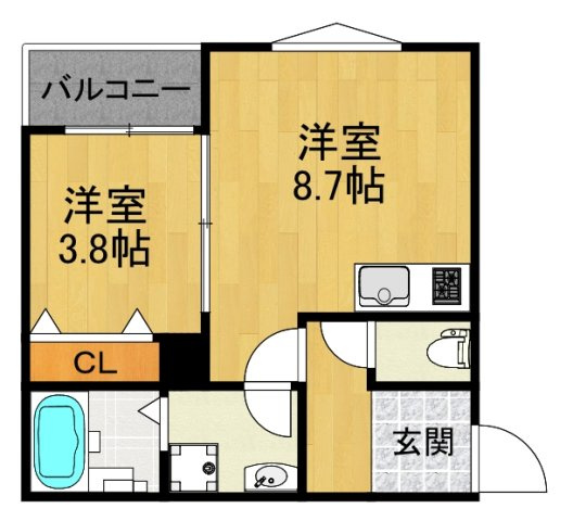 【間取り】 | LE　COCON一宮Ⅺ