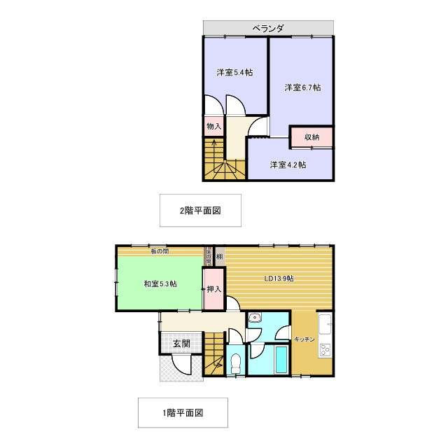太田市新田木崎町の間取り