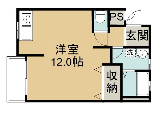 コーポスウェットの間取り