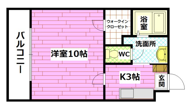 ロアール古市の間取り