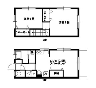【間取り】 | 千川コーポ | 間取りです。