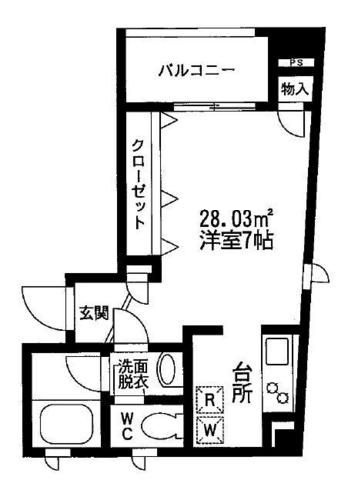 千石エムズビルの間取り|間取りです。
