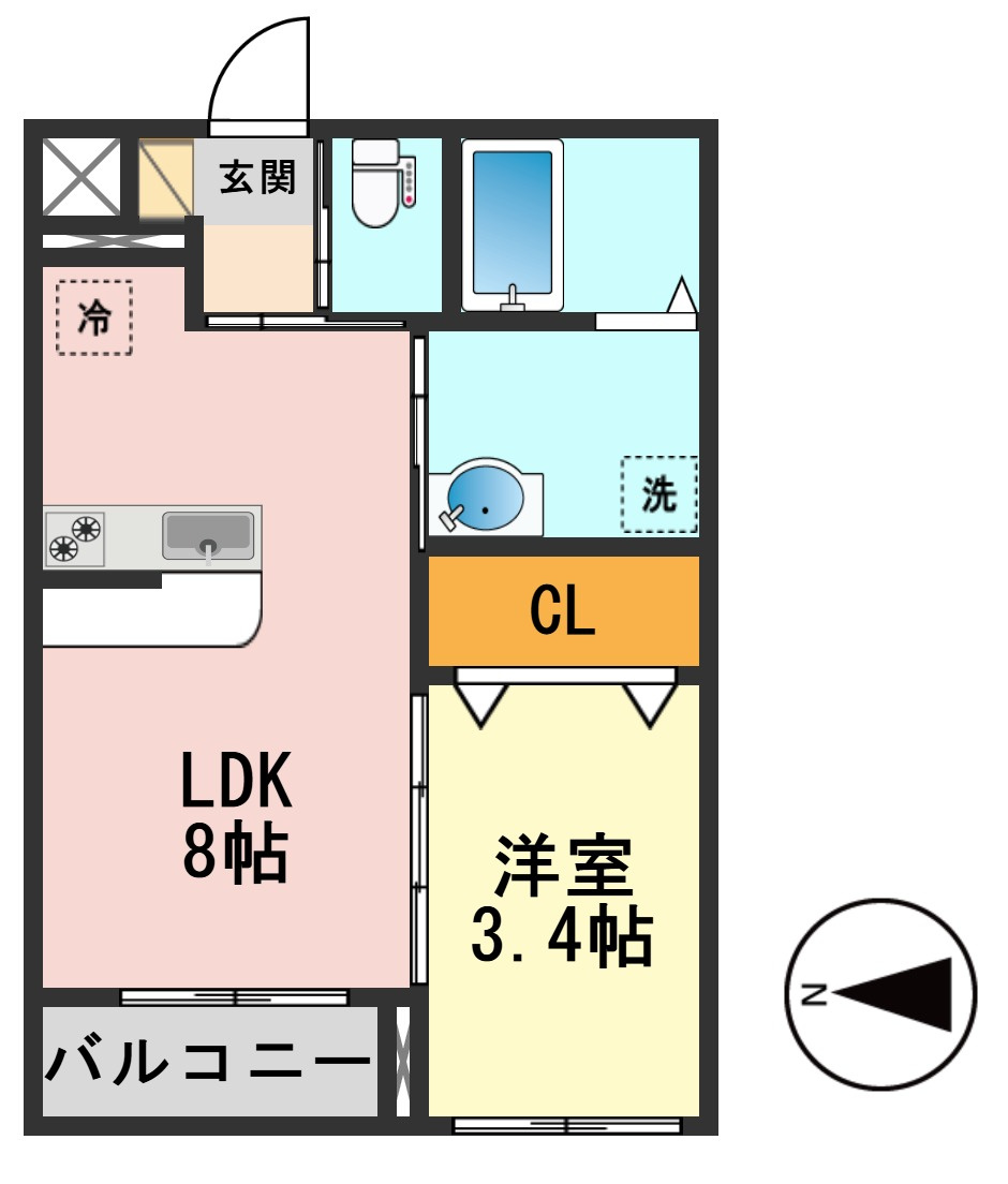 robot home 新小岩の間取り