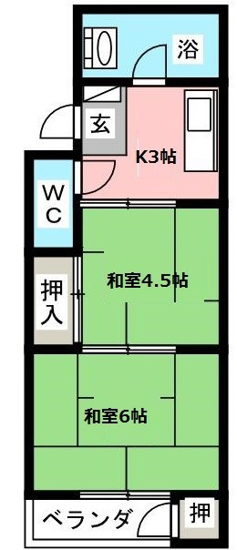 リバーサイドハイツの間取り