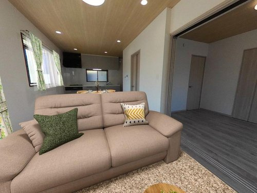 草江リフォーム済み戸建の居間・リビング