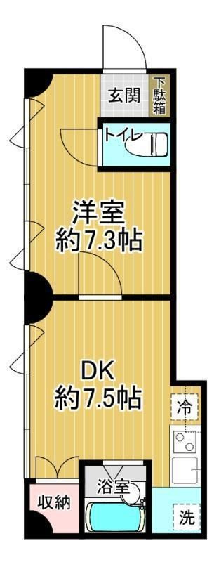 ホーメイレジデンス南馬込Ⅱの間取り|間取りです。