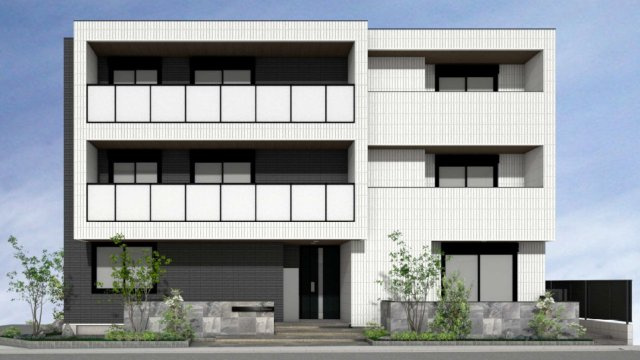 （仮称）本町３丁目メゾンの外観パース