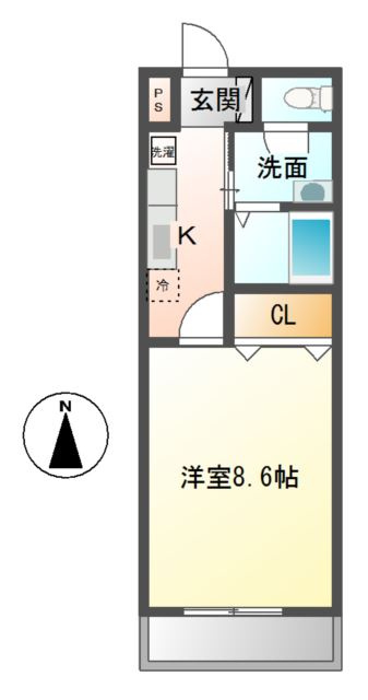 パルジェ紘の間取り