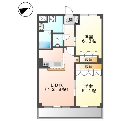 ＴＮＭ鎌倉の間取り