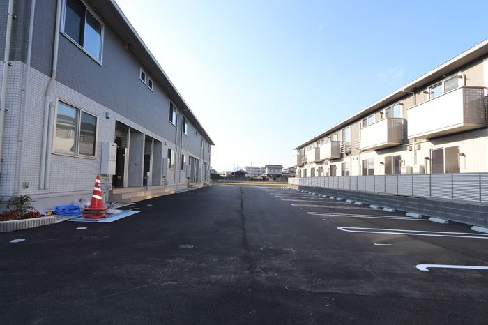 サンロード仏生山　A棟の駐車場