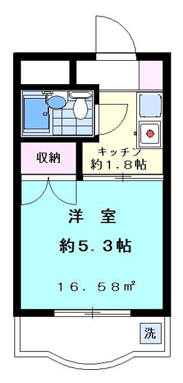 【間取り】 | ベルサイユ池上第３