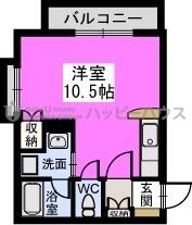 【間取り】 | パルメゾン二日市弐番館