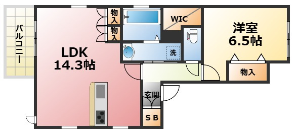 カナ甲子園の間取り