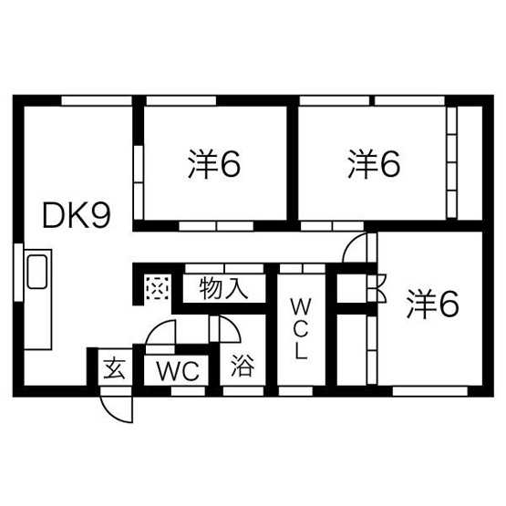 【間取り】 | 西本郷町貸家