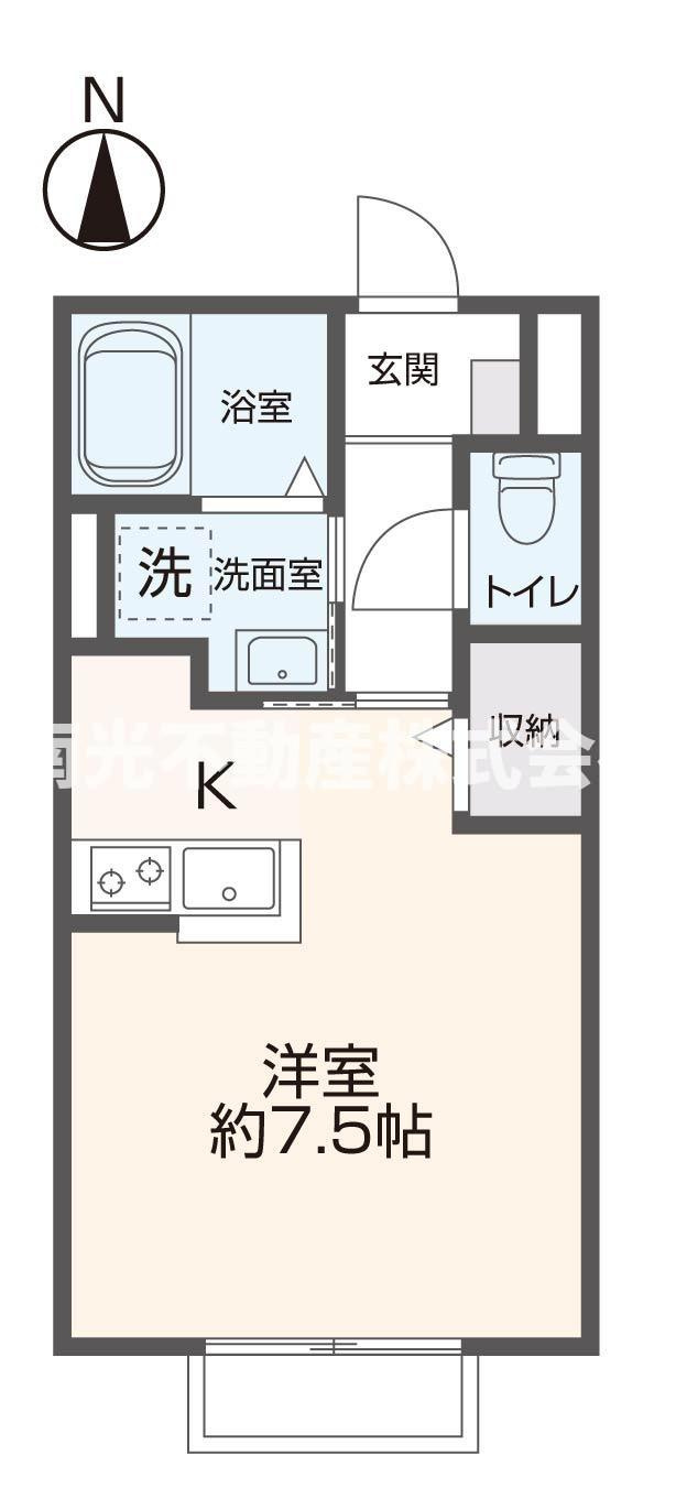 メゾンドゥ長瀬Ⅱの間取り
