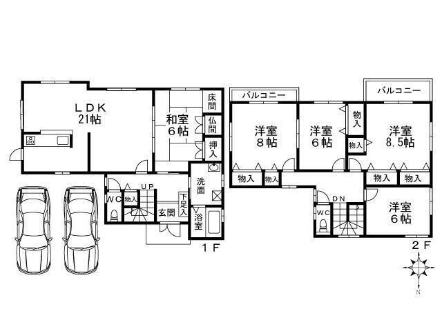 青葉台３丁目戸建の間取り