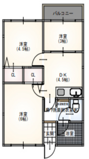 【間取り】 | 新泉ハイツB棟