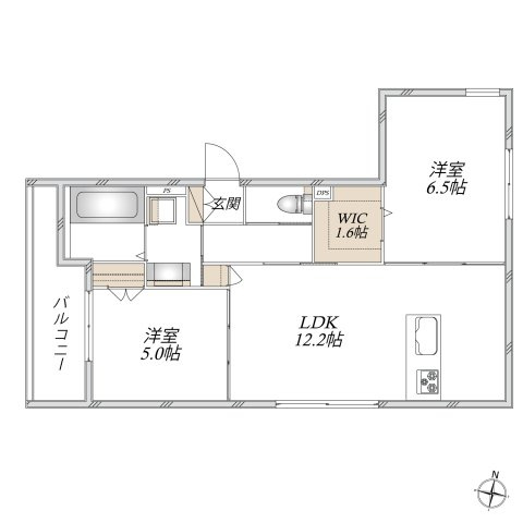 （仮称）本町３丁目メゾンの間取り