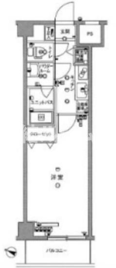 板橋区坂下１丁目の賃貸マンションの間取り