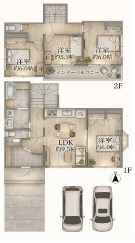 【間取り】 | 川越市石田本郷　中古戸建