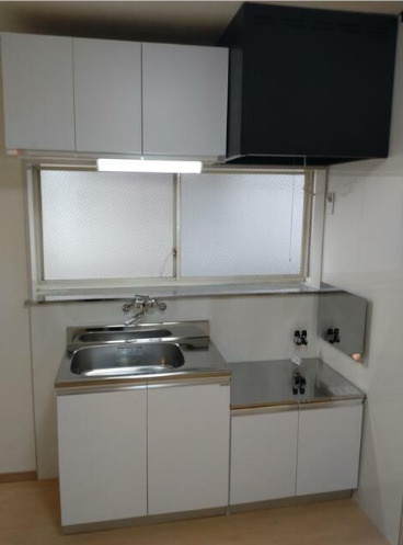 中野区大和町２丁目のアパートのキッチン