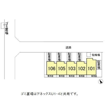 ベルデュールの区画図