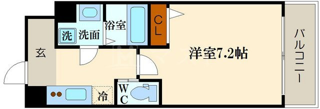 【間取り】 | エグゼ難波西Ⅱ
