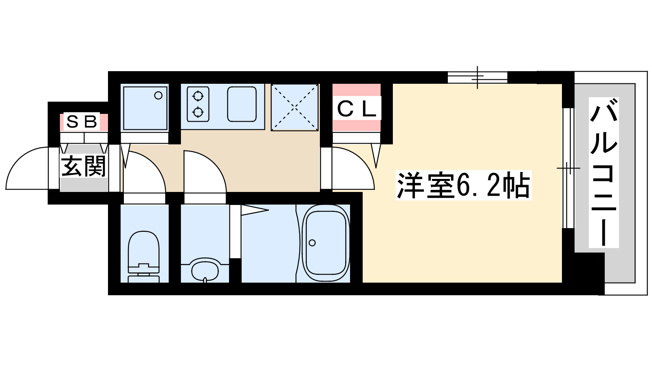 【間取り】 | ララプレイス　ザ・大阪リヴァージュ