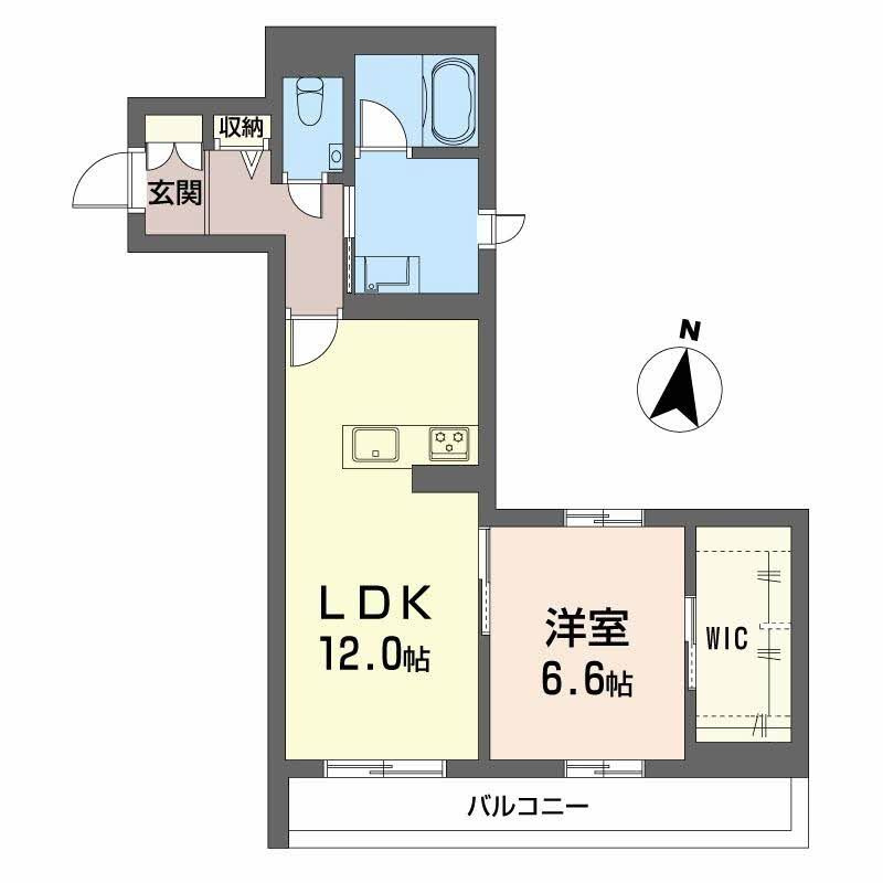 Ｍｏａｎａ　Ｇａｒｄｅｎ　水前寺の間取り