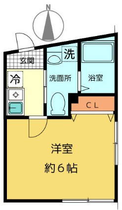 コーポランセ中野の間取り