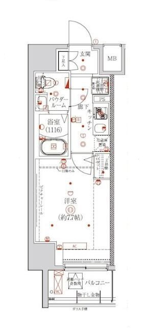 メビウス森下の間取り|間取りです。
