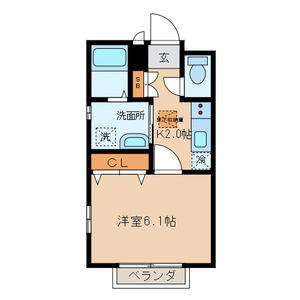 クワトロ祐天寺の間取り|間取りです。
