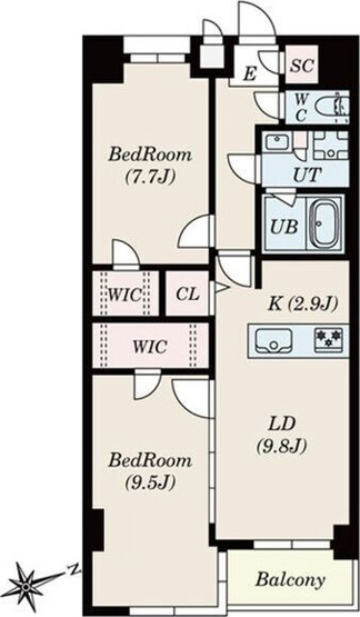 【間取り】 | S-RESIDENCE神沢afford(アフォード)
