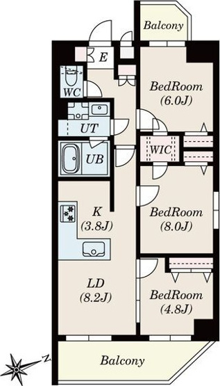【間取り】 | S-RESIDENCE神沢afford(アフォード)