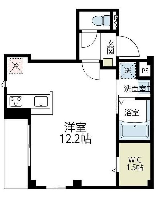 メゾン　ド　レスポワールの間取り|間取りです。