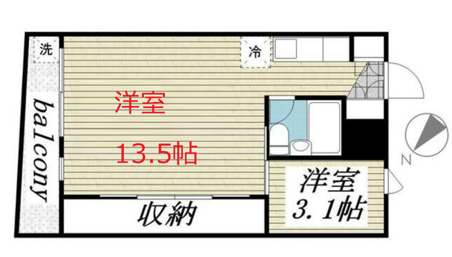 【間取り】 | リエス大井仙台坂
