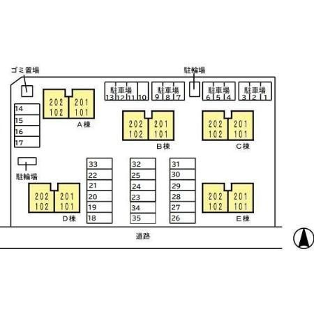 プレミール　C棟の区画図