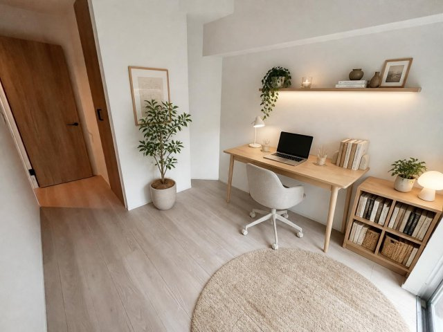 ザ・ステイツ所沢アルカディアンの洋室|5帖の洋室はワーキングスペースや個人部屋としても活用できます♪