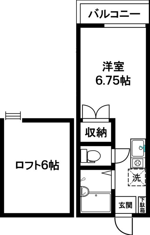 メゾンルミエールⅡの間取り