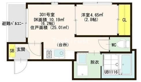 【間取り】 | ガナーズ館 長柄
