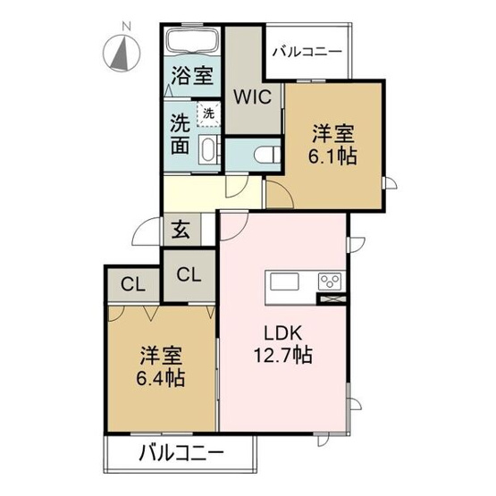 【間取り】 | ガーデンヒルズ【名古屋市賃貸・駅徒歩1分】