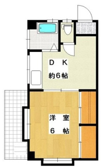 【間取り】 | ハイツ旭 | 間取りです。