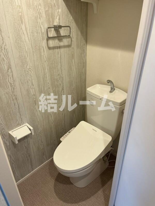 板橋区仲町のアパートのトイレ