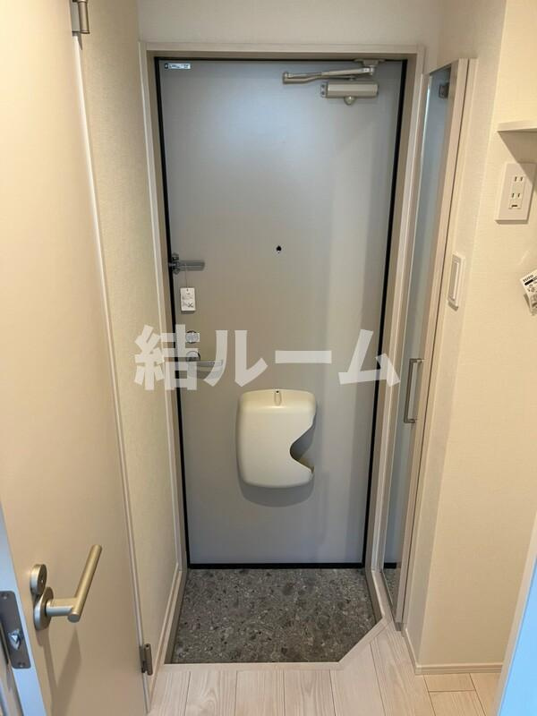 板橋区仲町のアパートの玄関