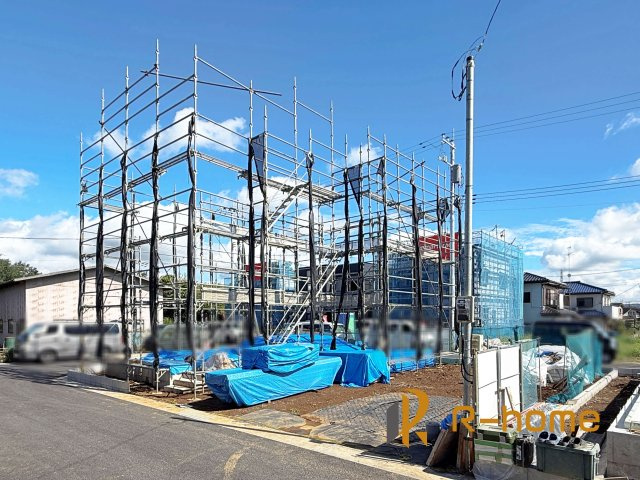 土浦市高岡2期　新築戸建て　1号棟の外観|ご予約を頂ければ、『平日』はもちろん『早朝』や『夜間』もご見学可能です♪お気軽にお申し付けください♪
