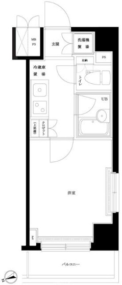 【間取り】 | ルーブル東蒲田