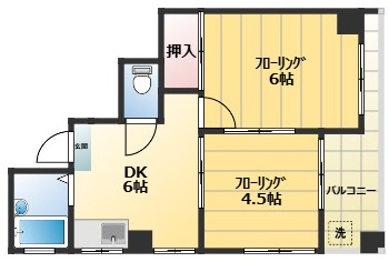 【間取り】 | 第一田中ビル